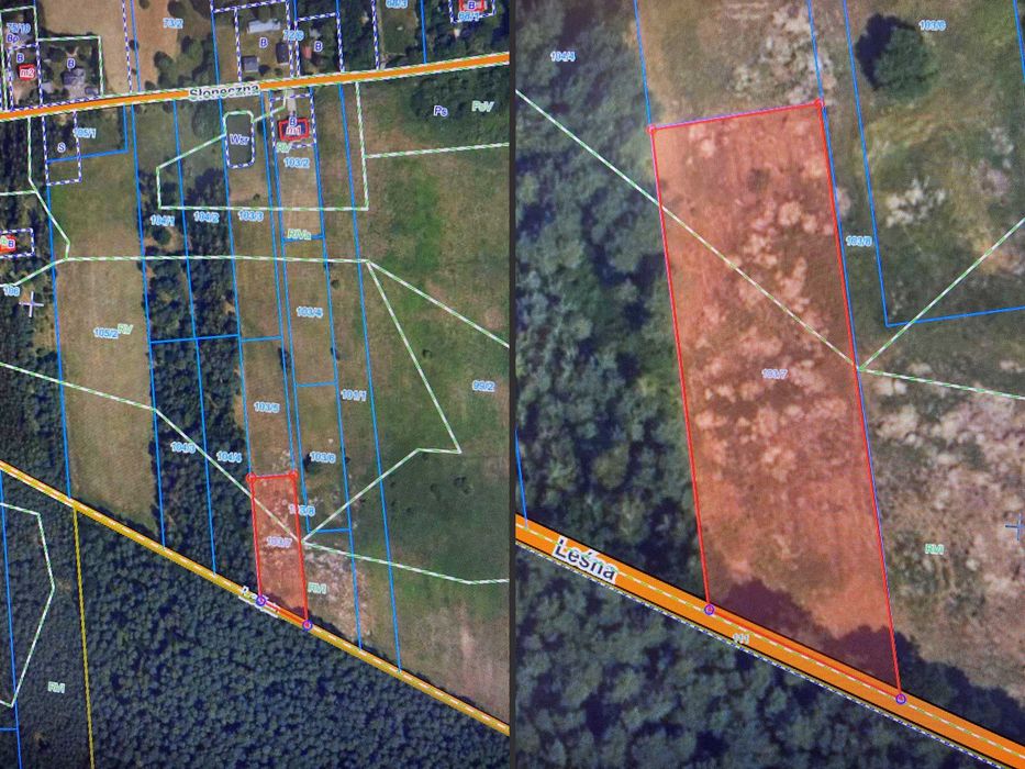 Ładna działka rolno- rekreacyjna 3000m  Kaczków