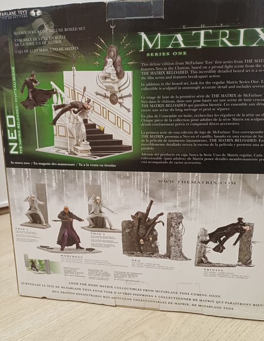MATRIX , Neo reloaded Chateux Scene Deluxe Box  Diorama  , McFarlane