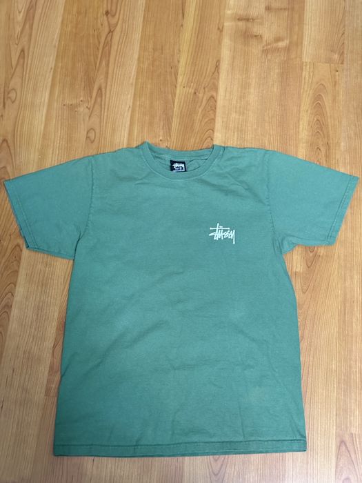 Футболка Stussy зеленая
