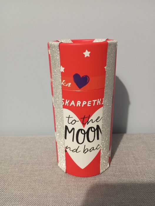 Skarpetki "to the moon and back", unisex