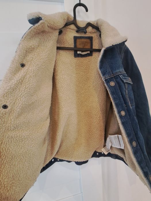 Jeansowa ocieplana kurtka Pull&Bear
