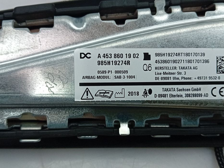 Airbag banco esquerdo RENAULT Twingo III (BCM_)