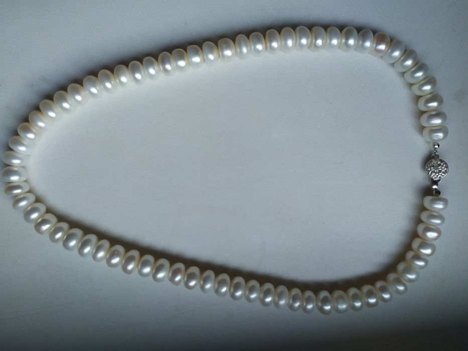 Бусы Ожерелье  Натуральный жемчуг