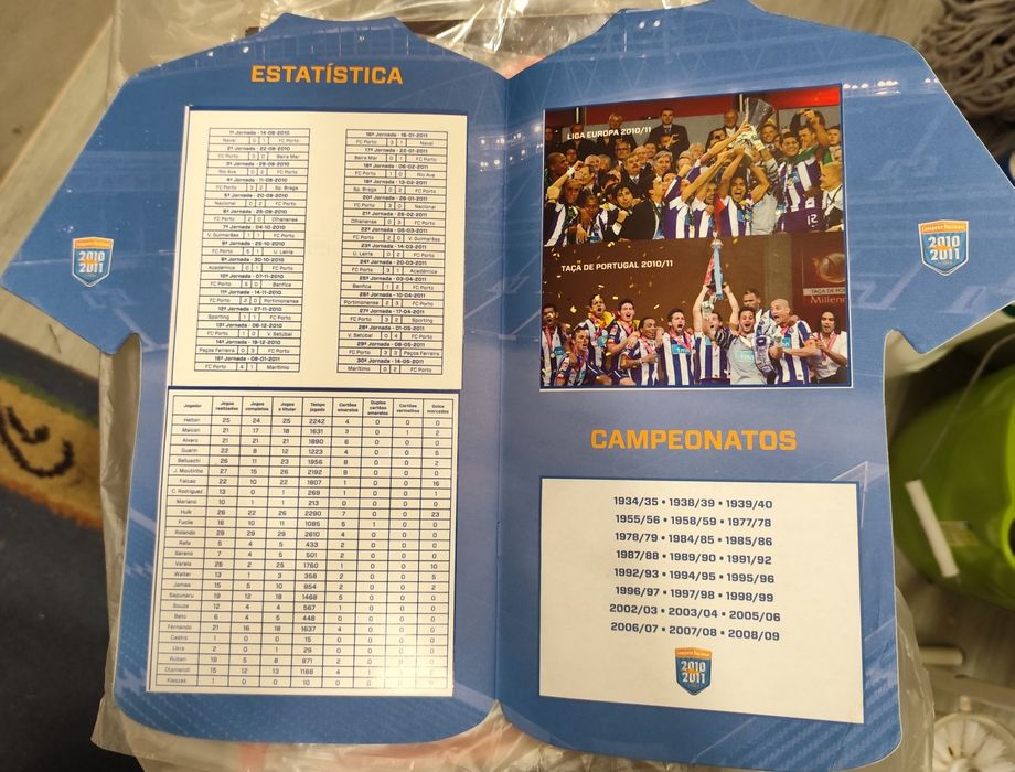 Caderneta Cromos Epoca 2010/2011 Porto