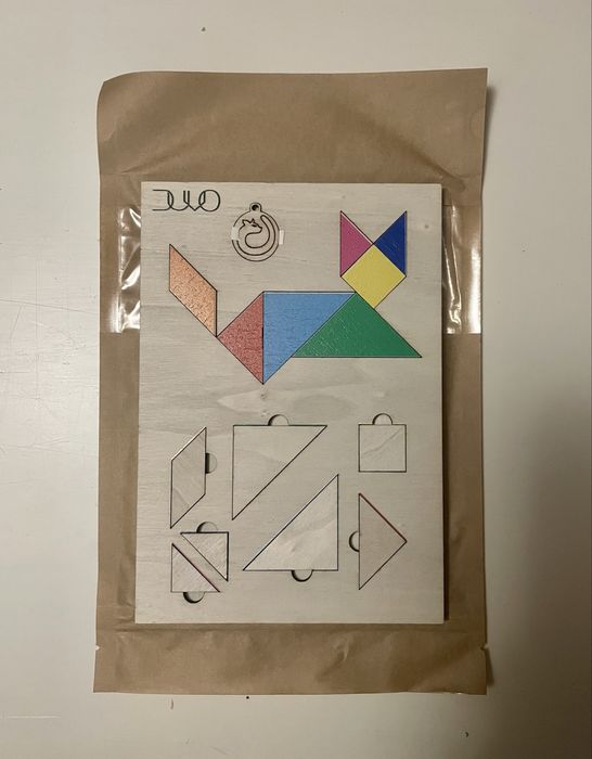 Деревʼяна головоломка Котопазл