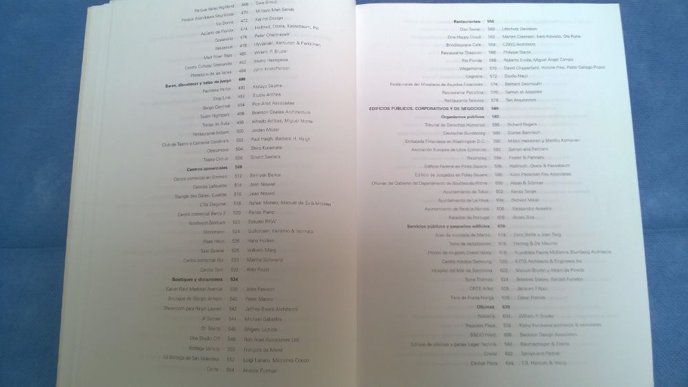 Atlas de arquitectura actual