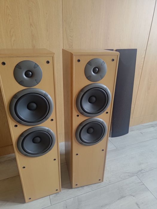 Kolumny głośniki Jamo e650 E 650 głośnikowe zestaw (amplituner denon Dra-375RD)