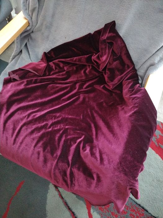 Elastyczny aksamit 115*150 cm wiśnia bordo materiał