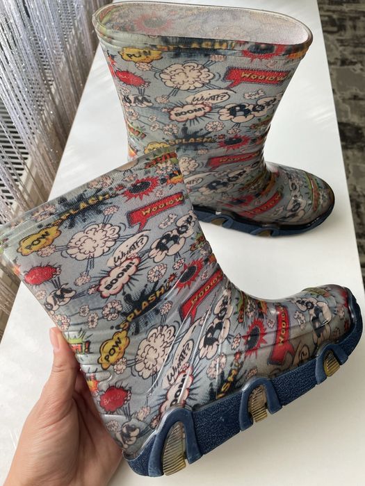 Дитячі гумові чоботи zetpol,резинові чоботи,гумові чоботи zetpol