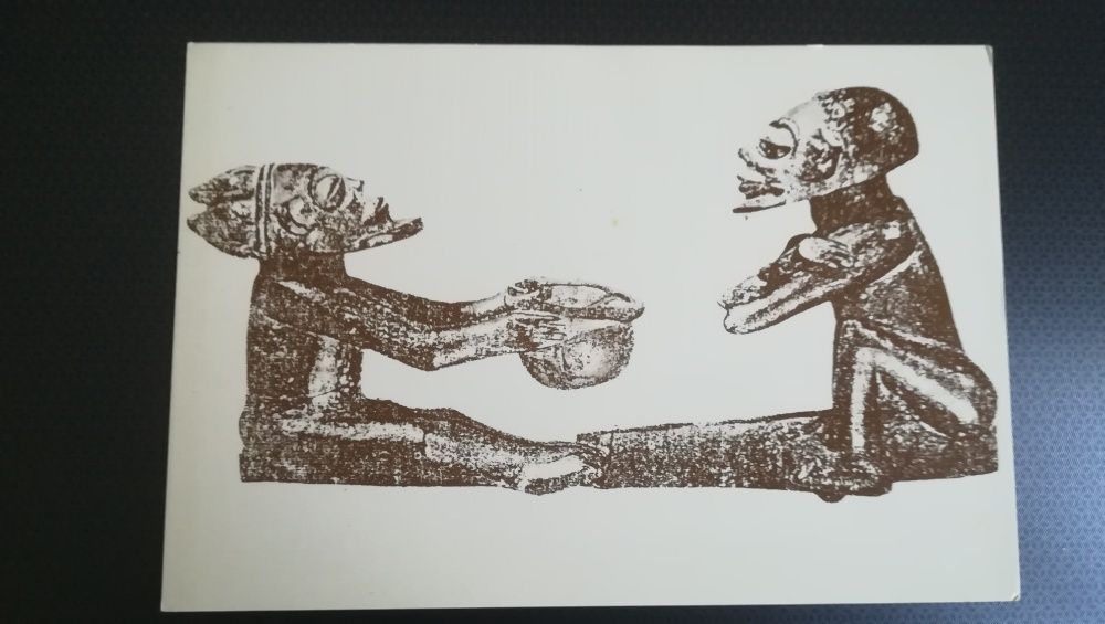 Lunda, arte quioca, postais