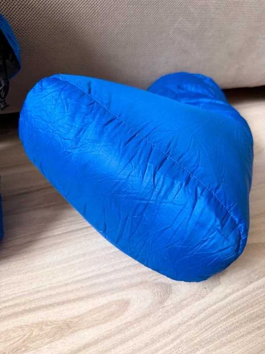 Niebieskie botki puchowe buty do namiotu Aura