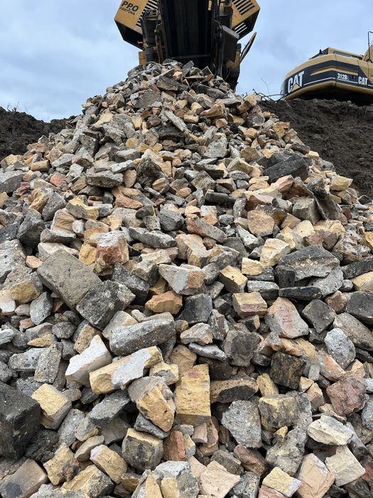 Kruszywo ceglano betonowe