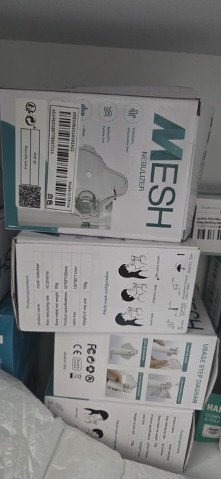 Wyprzedaż  Inhalator nebulizator przenośny z 2 maseczkami