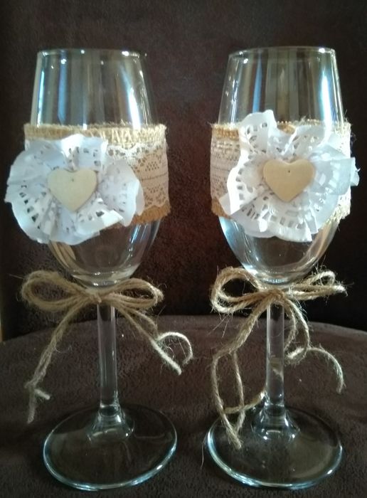 Kieliszki ślubne do szampana
