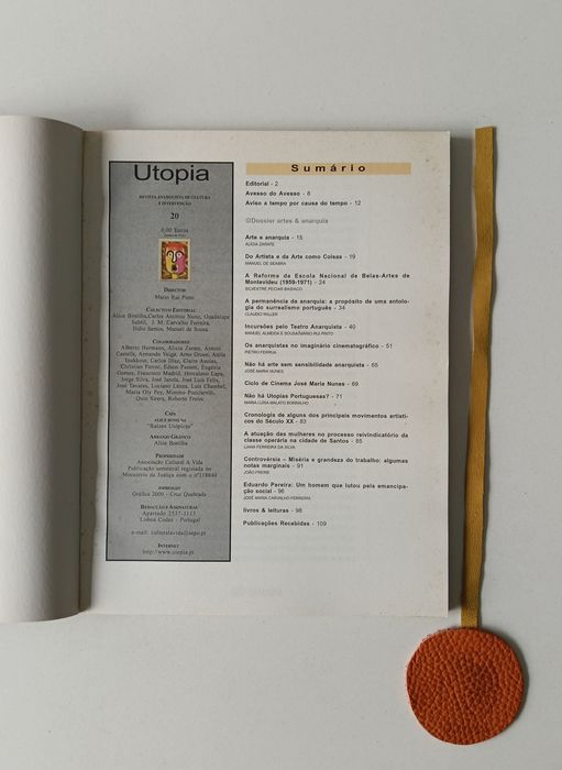 Utopia - Revista Anarquista de Cultura e Intervenção, n.º 20/2005