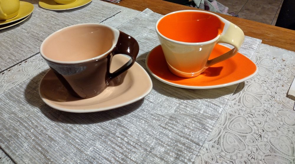 Dwie ozdobne filiżanki 300 ml