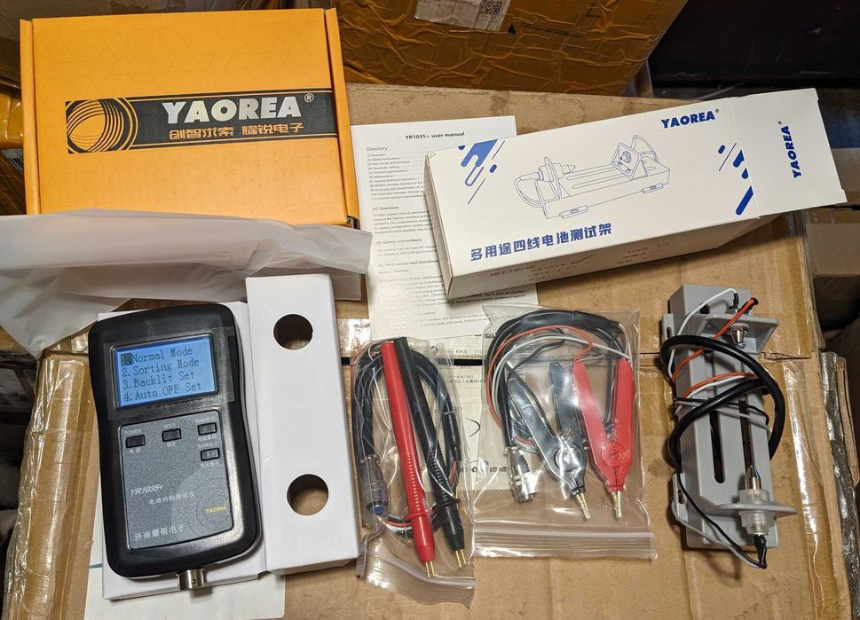 Тестер аккумуляторов YAOREA YR1035+ Максимальная комплектация: 1 950 ...