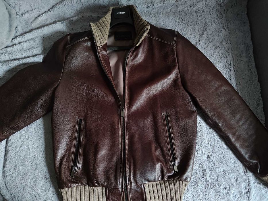 Kurtka skórzana BOMBERKA