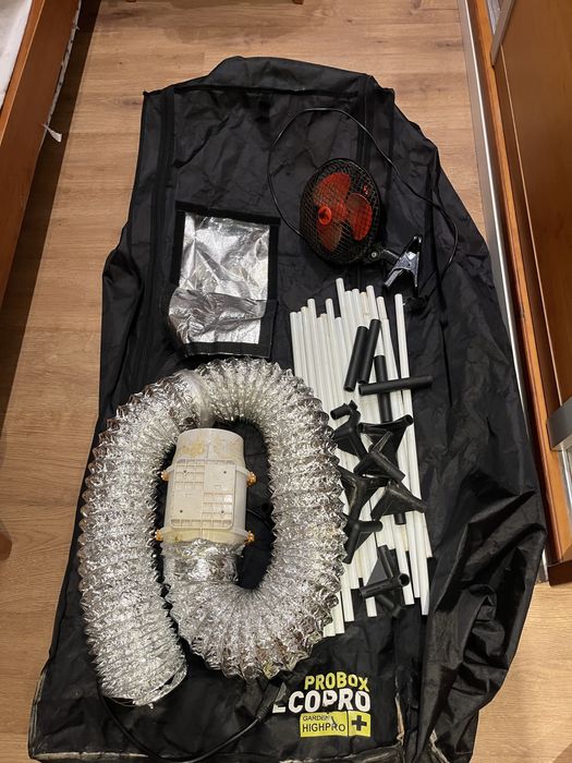 KIT CULTIVO COMPLETO 60cm x 60cm x 140cm