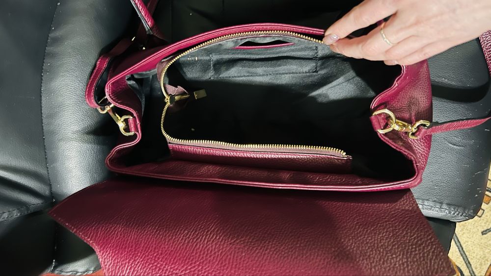 Сумка сумочка шкіряна Італія