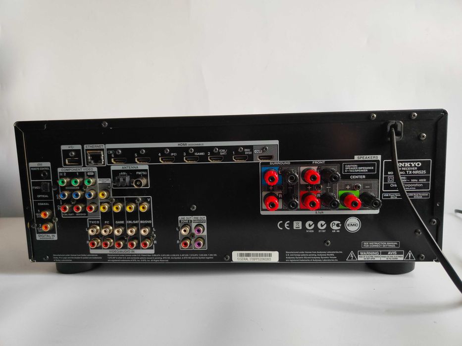 ONKYO TX-NR525 sieciowy amplituner kina domowego 5.2 HDMI