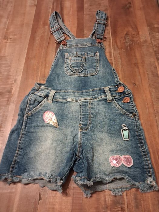 Jardineira Zippy para menina 7/8 anos