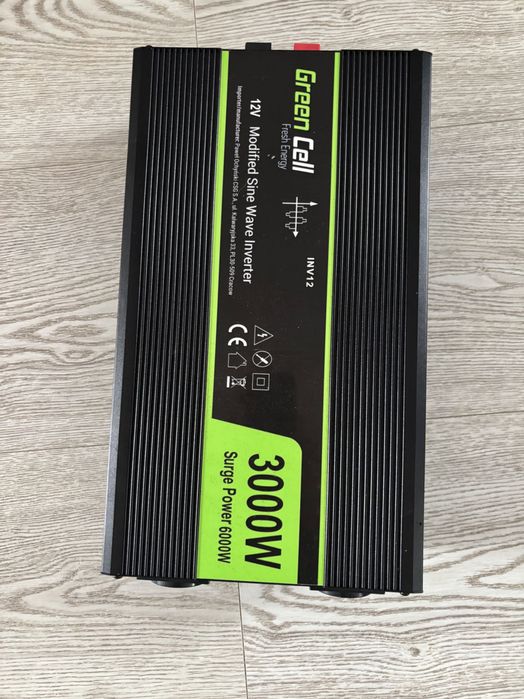 Przetwornica 12V na 230 3000W czysty sinus