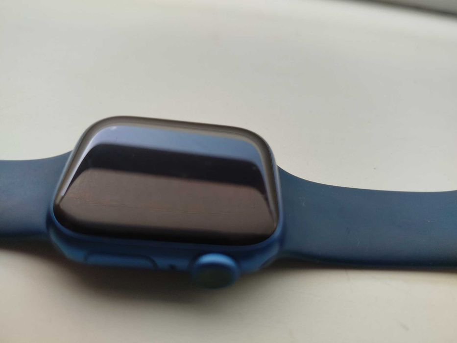 Apple Watch Series 7 GPS 41 mm Niebieski + ładowarka