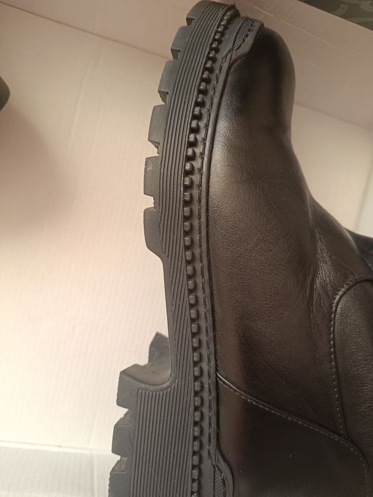 Чоботи зимові шкіра, цигейка! р.35-36 euro moda