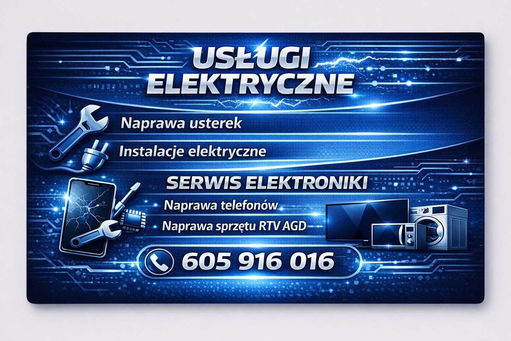 Udrażnianie rur kanalizacji usługi elektryczne serwis elektroniki