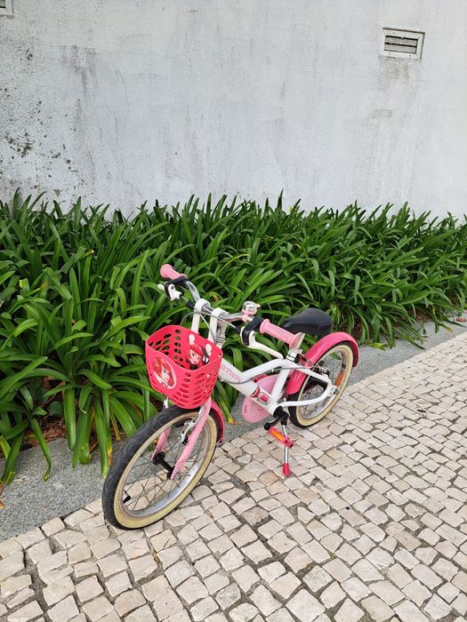 Bicicleta de criança roda 16 com rodinhas