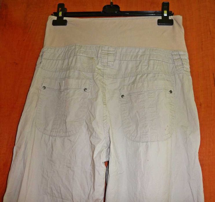 spodnie ciążowe letnie biodra 115 len