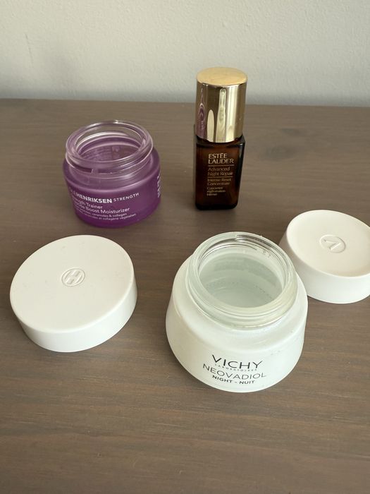 Estee Lauder vichy  olehenriksen opakowania po kremie