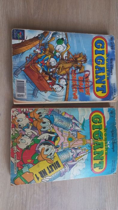 Dwa komiksy gigant