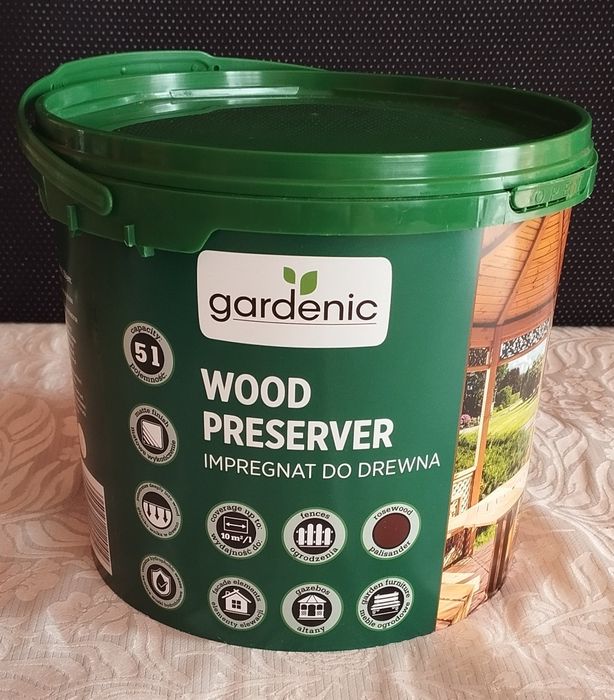 Gardenic  Wood Preserver -  impregnat do drewna 5L kolor Palisander