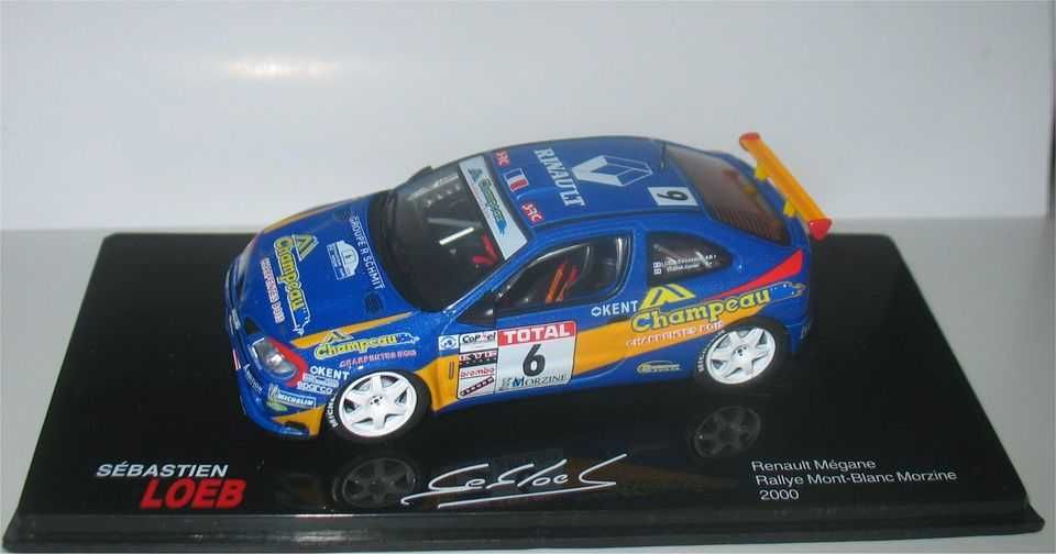 Renault Megane Maxi -5º Rally Mont-Blanc Morzine 2000 - Sébastien Loeb