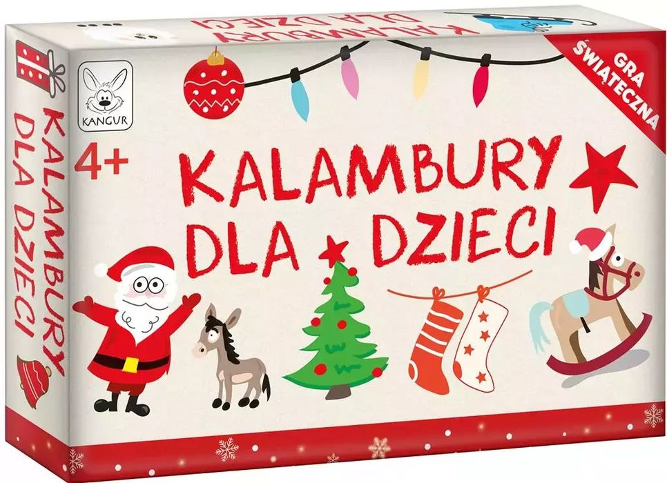Kalambury dla Dzieci. Gra Świąteczna. Kangur. Nowy Produkt