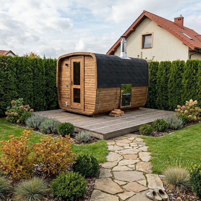 Sauna Ogrodowa KWADRO OD RĘKI  3 metry