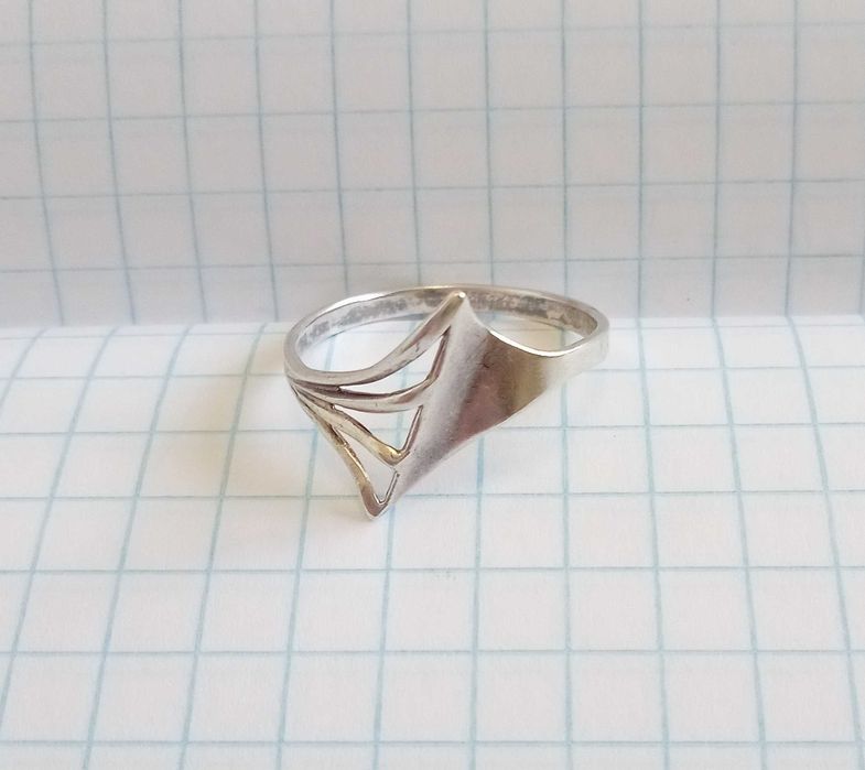 Вінтажний Перстень Кільце срібло 875 проба. Зірка. Розмір 18. СССР