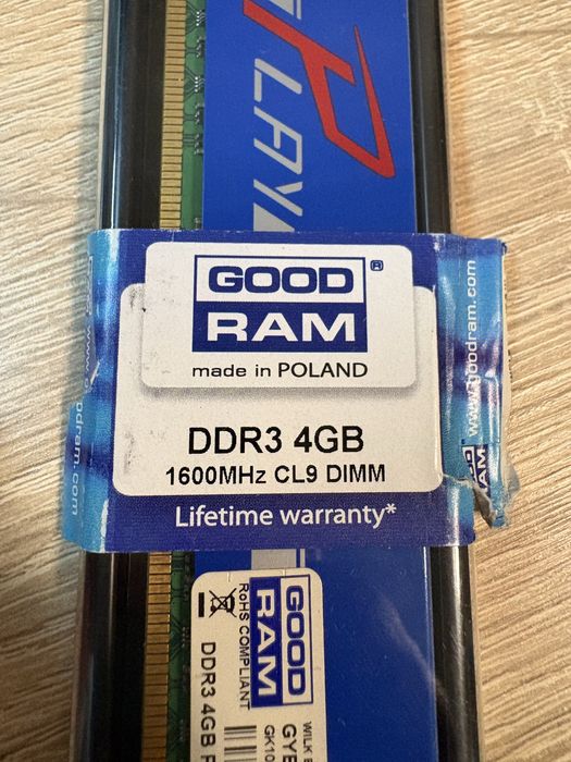 Pamięć ram GOODRAM 2x4gb 1600Mhz