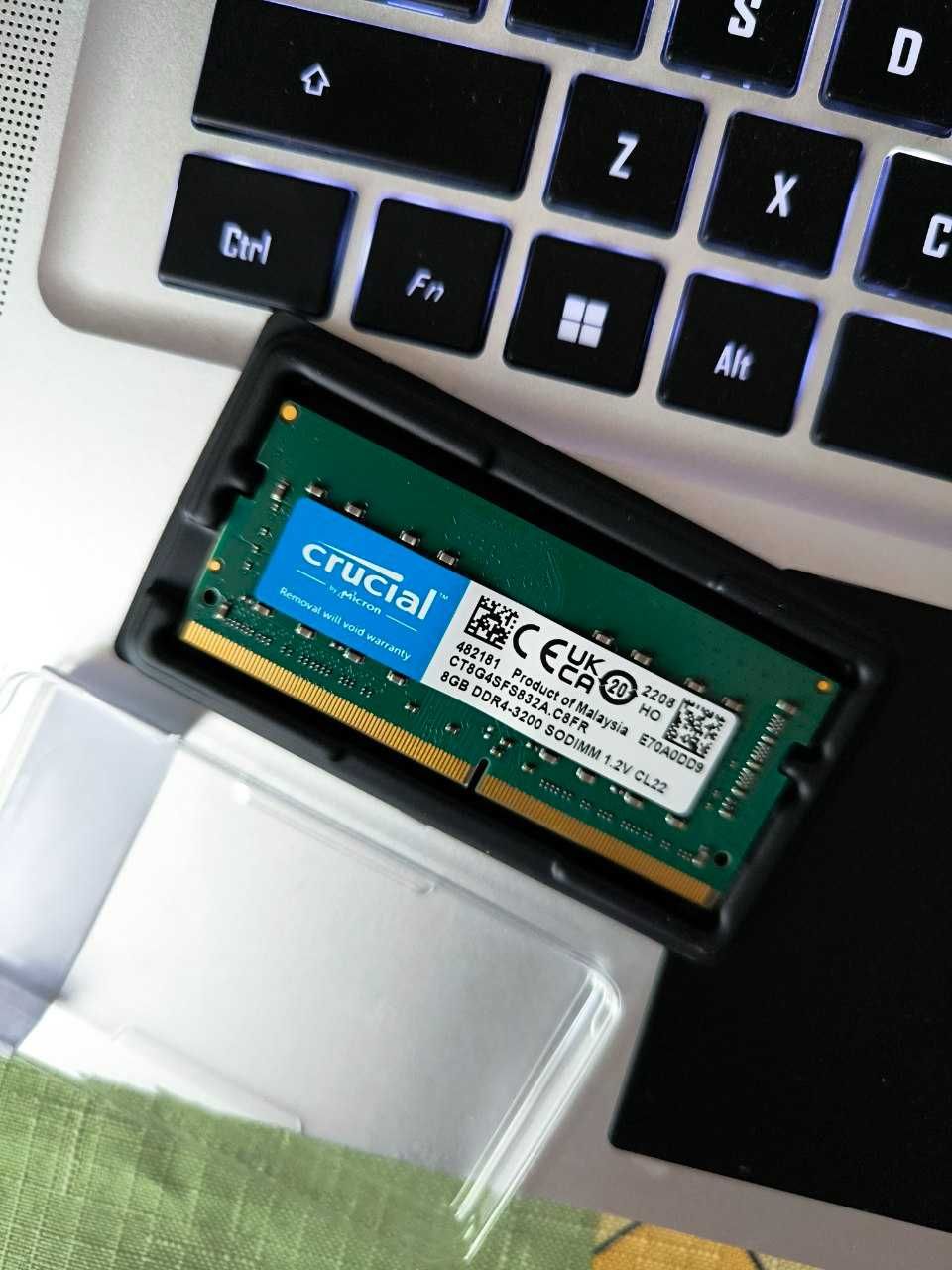 Пам'ять для ноутбуків Crucial 8 GB DDR4 3200 MHz (CT8G4SFS832A): 600 ...