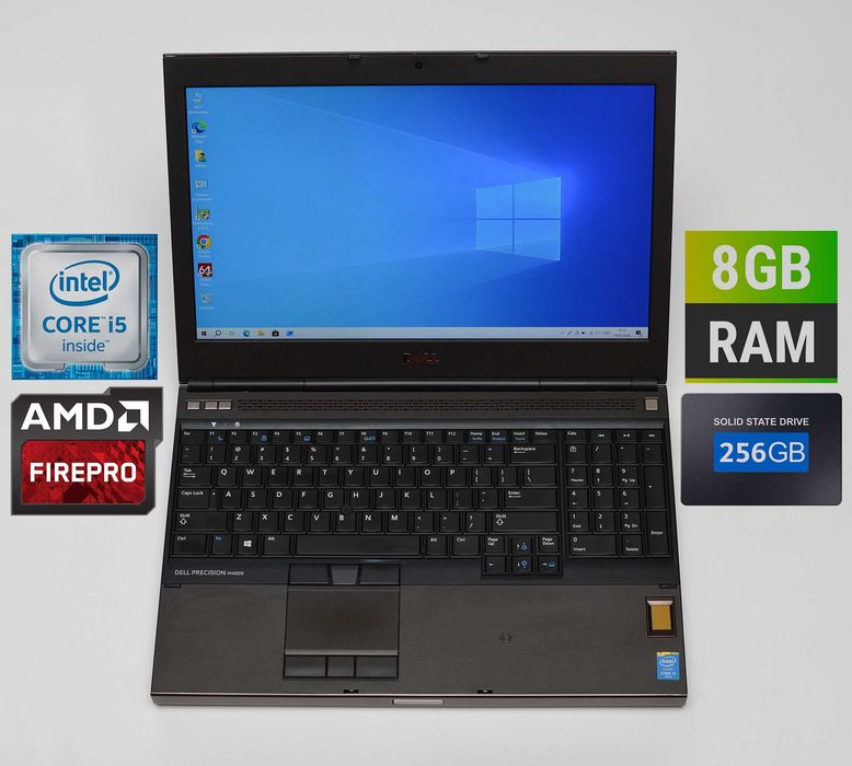Ноутбук Dell Precision M4800 i5-4310M / RAM 8гб /SSD250гб AMD Radeon