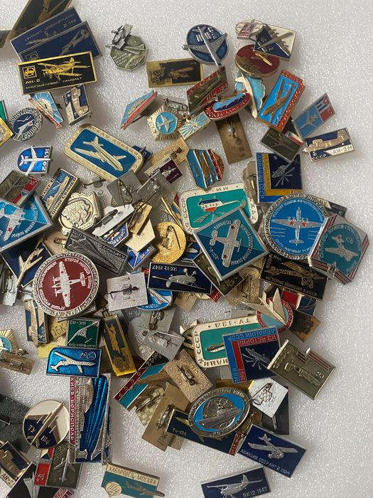 Значки авіація СРСР.