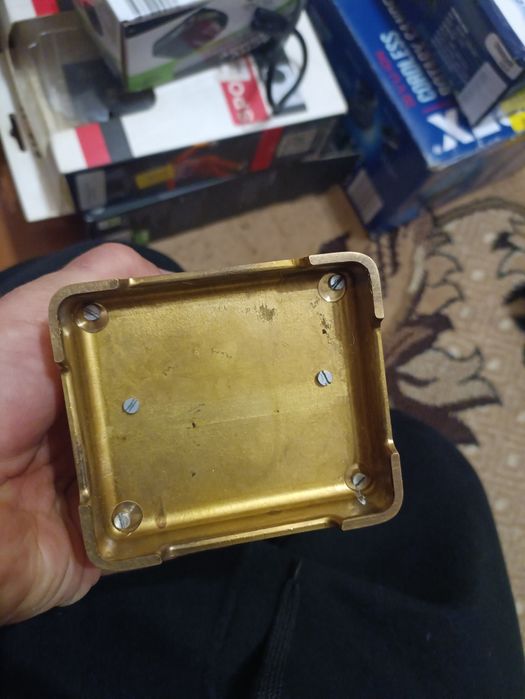 Часы каретные Mappen and Welt бронза стекло