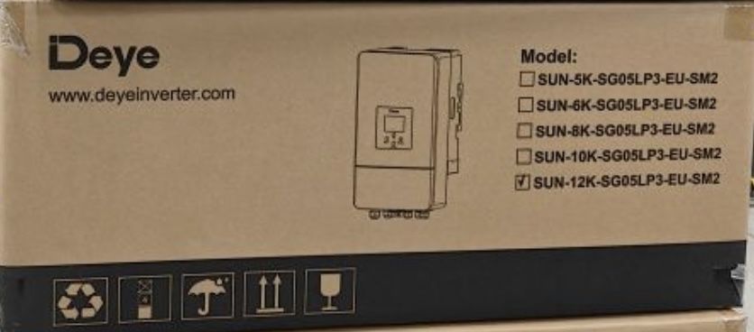 Продам гібридний інвертор deye 12 квт 3 фази