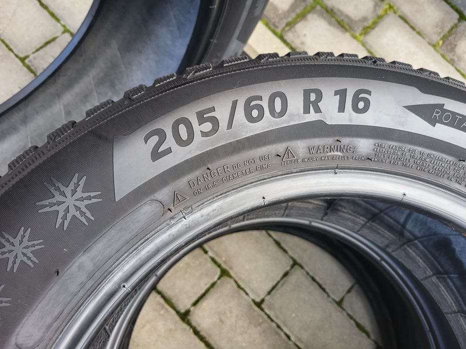 4x Opony Zimowe 205/60/16 Michelin Alpin5 Bieżnik 8mm