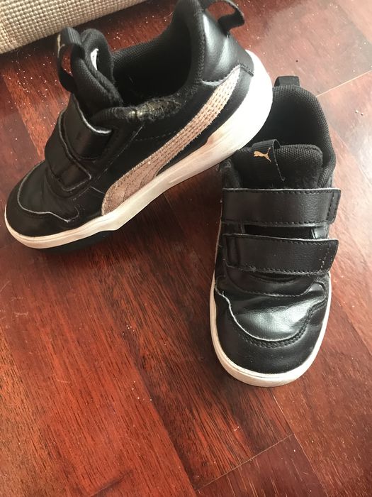 Sapatilhas pretas, menina, 26, Puma