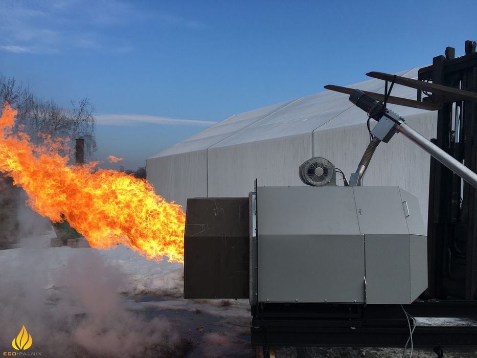 Palnik podajnik na pellet Uni-Max 1 MW pelety