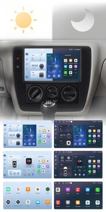 VW Passat B5 2000–2005 – Radio Android 15 9" CarPlay Android Auto 8GB/256GB GPS Nawigacja Stacja Multimedialna WiFi Bluetooth DSP 4G LTE PL