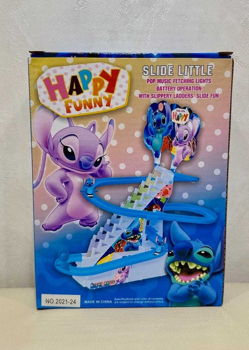 Трек для малят "Стіч" (підсвічування, музика, 6 фігурок у комплекті)